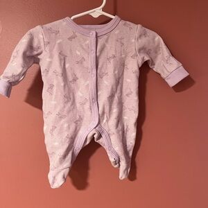 NB Purple Bunny Footie